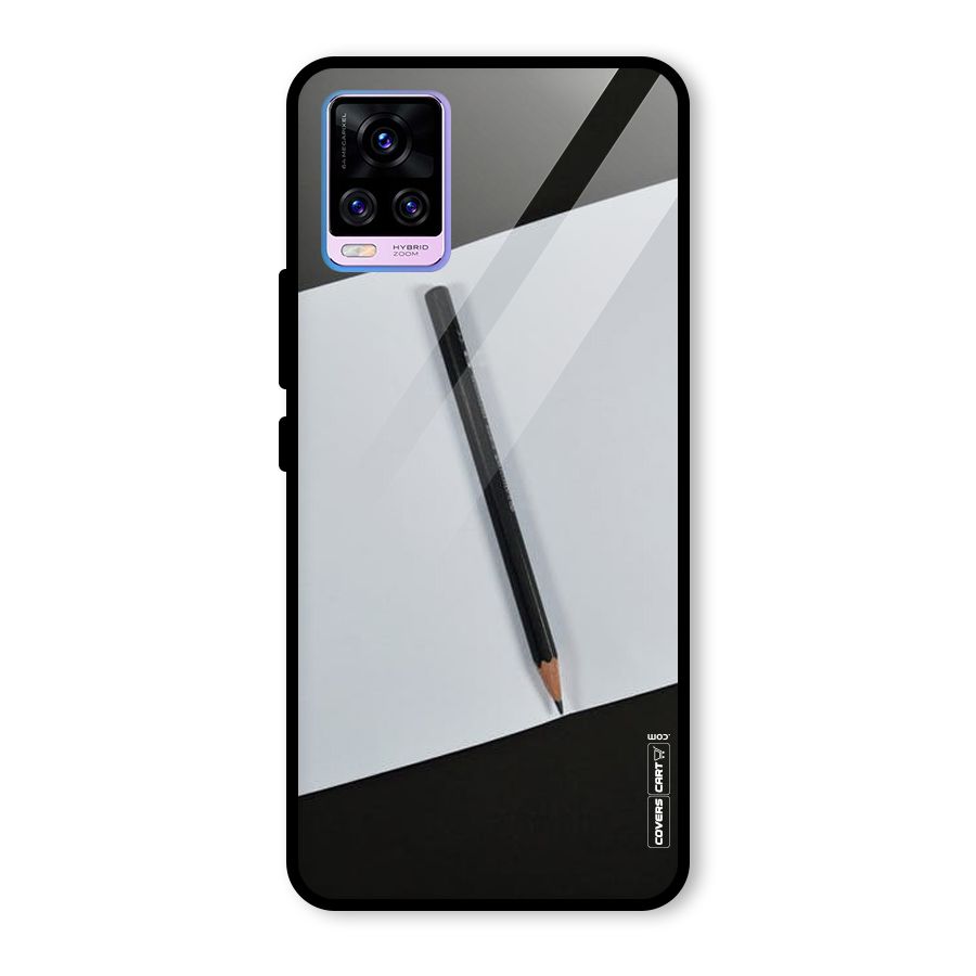 Write Your Thoughts Glass Back Case for Vivo V20 Pro