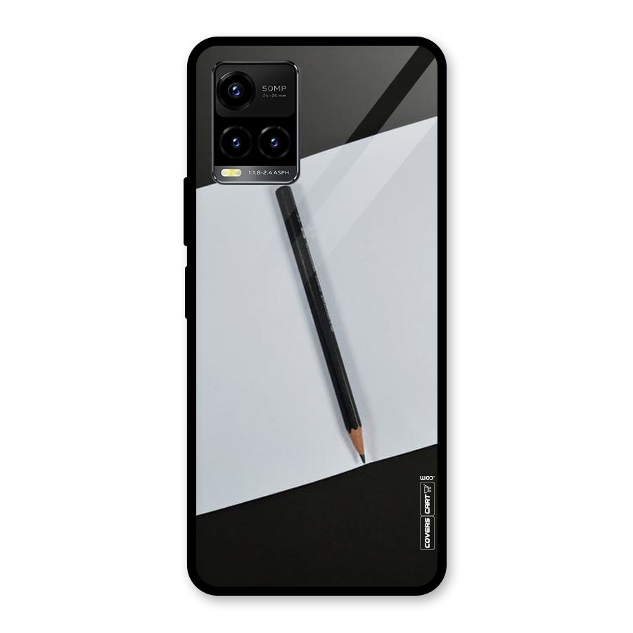 Write Your Thoughts Glass Back Case for Vivo Y21T