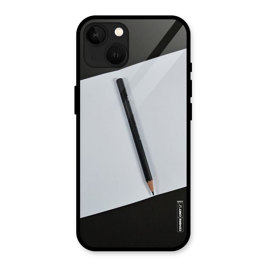 Write Your Thoughts Glass Back Case for iPhone 13