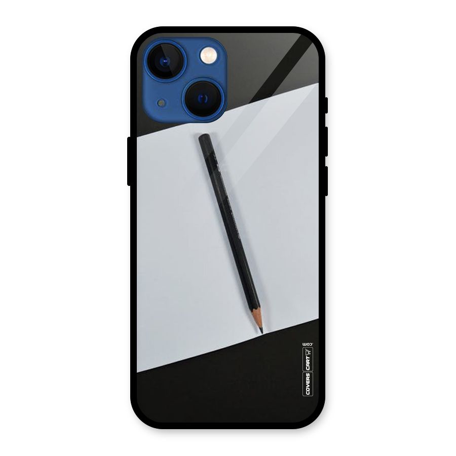 Write Your Thoughts Glass Back Case for iPhone 13 Mini