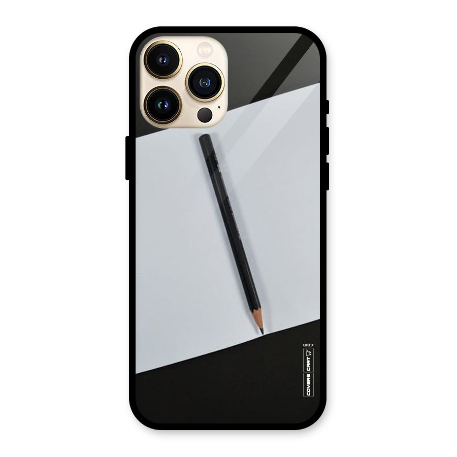 Write Your Thoughts Glass Back Case for iPhone 13 Pro Max