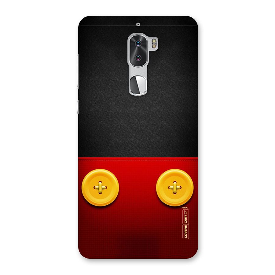 Yellow Button Back Case for Coolpad Cool 1