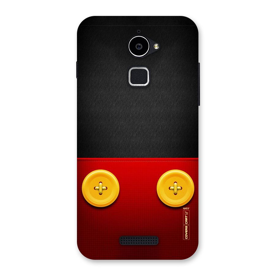 Yellow Button Back Case for Coolpad Note 3 Lite