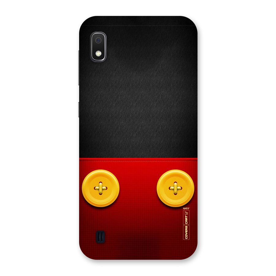 Yellow Button Back Case for Galaxy A10