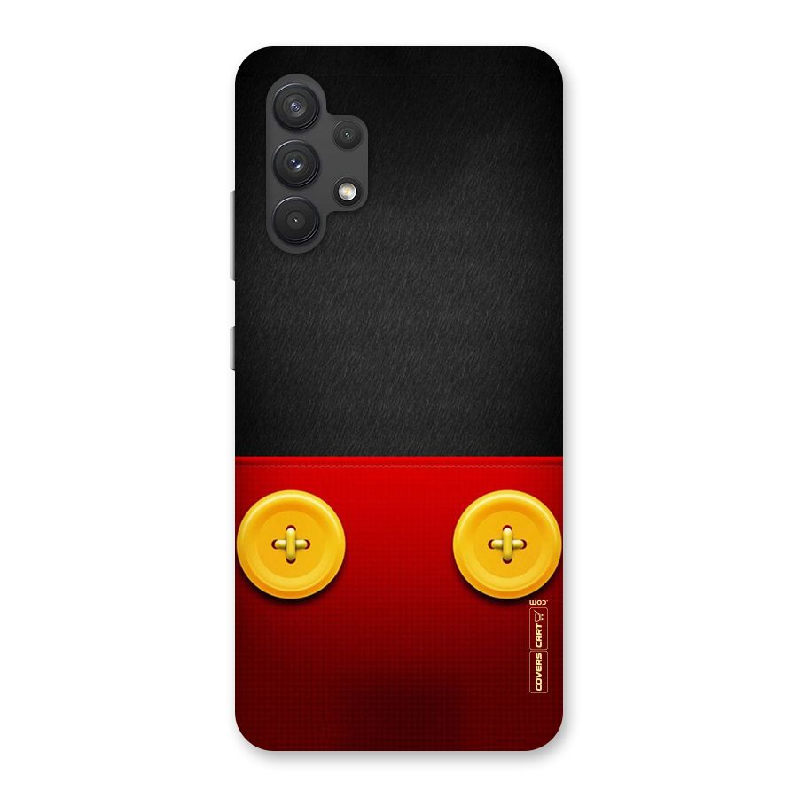 Yellow Button Back Case for Galaxy A32