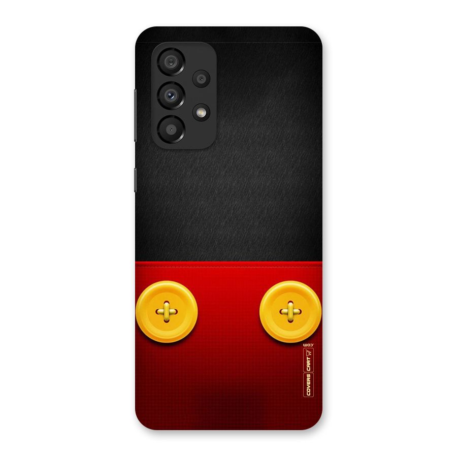 Yellow Button Back Case for Galaxy A33 5G