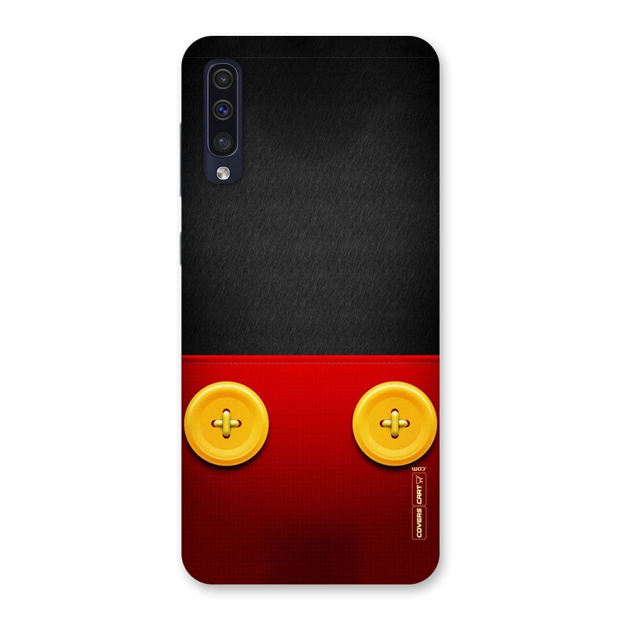 Yellow Button Back Case for Galaxy A50
