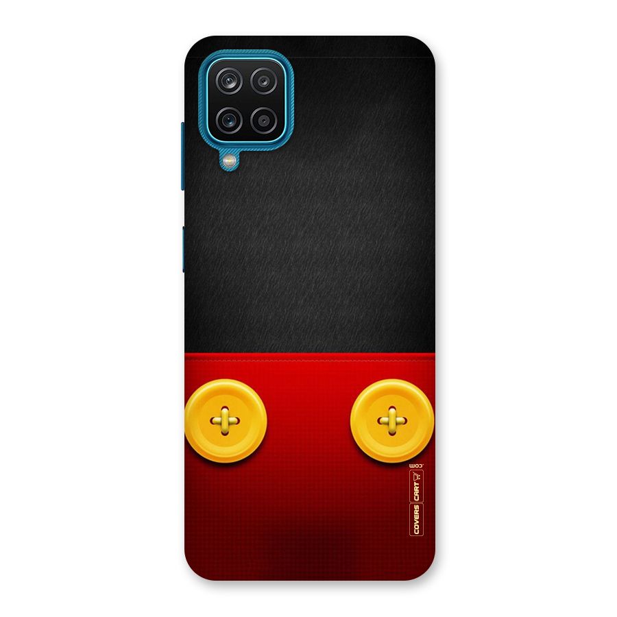 Yellow Button Back Case for Galaxy F12
