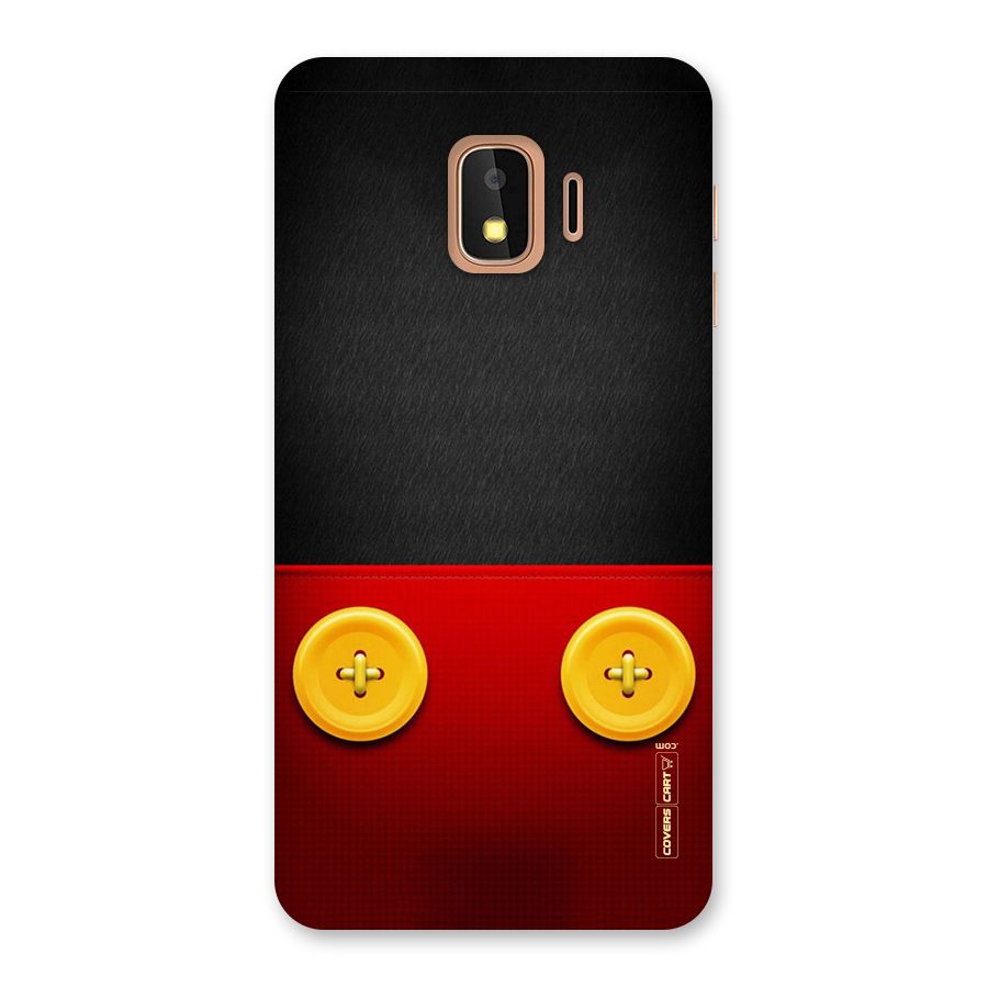 Yellow Button Back Case for Galaxy J2 Core