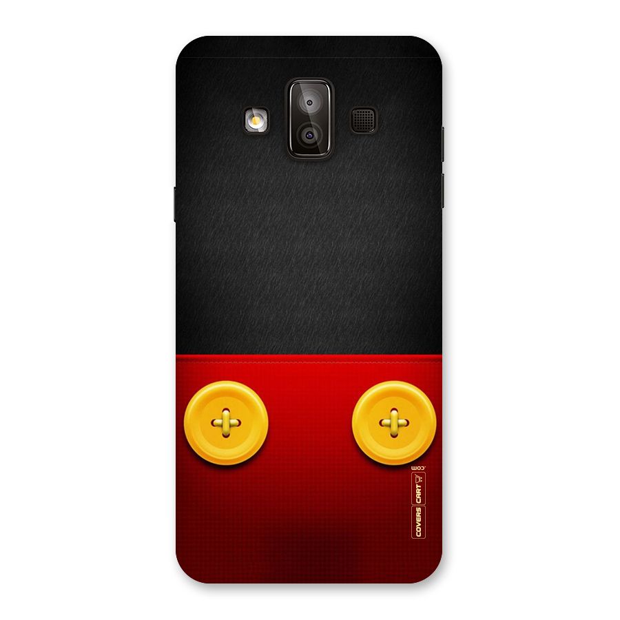 Yellow Button Back Case for Galaxy J7 Duo