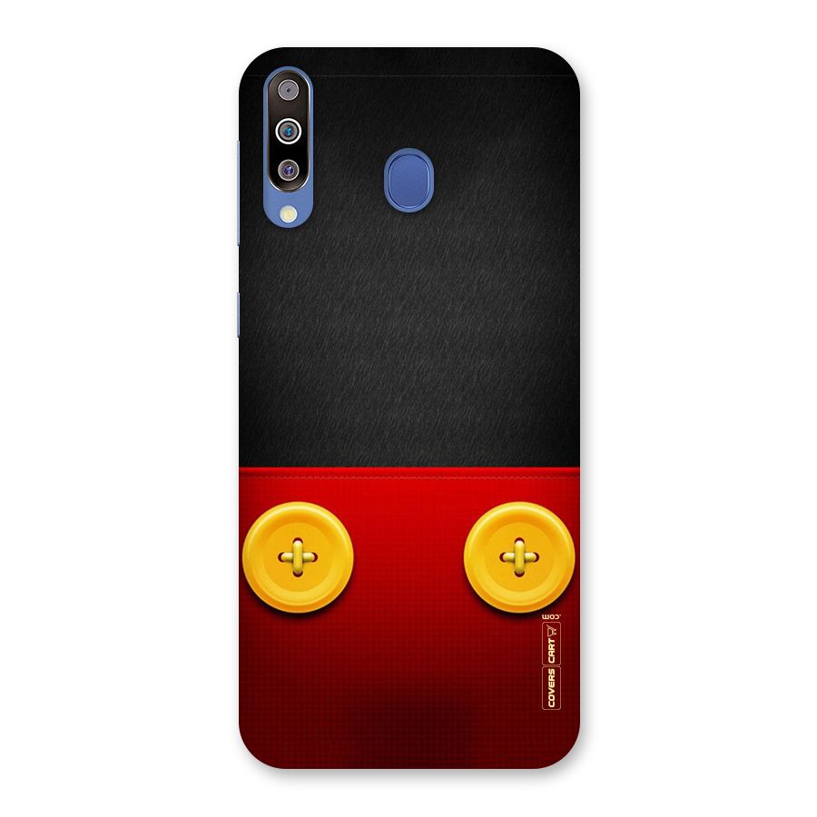 Yellow Button Back Case for Galaxy M30