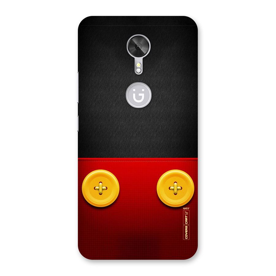 Yellow Button Back Case for Gionee A1