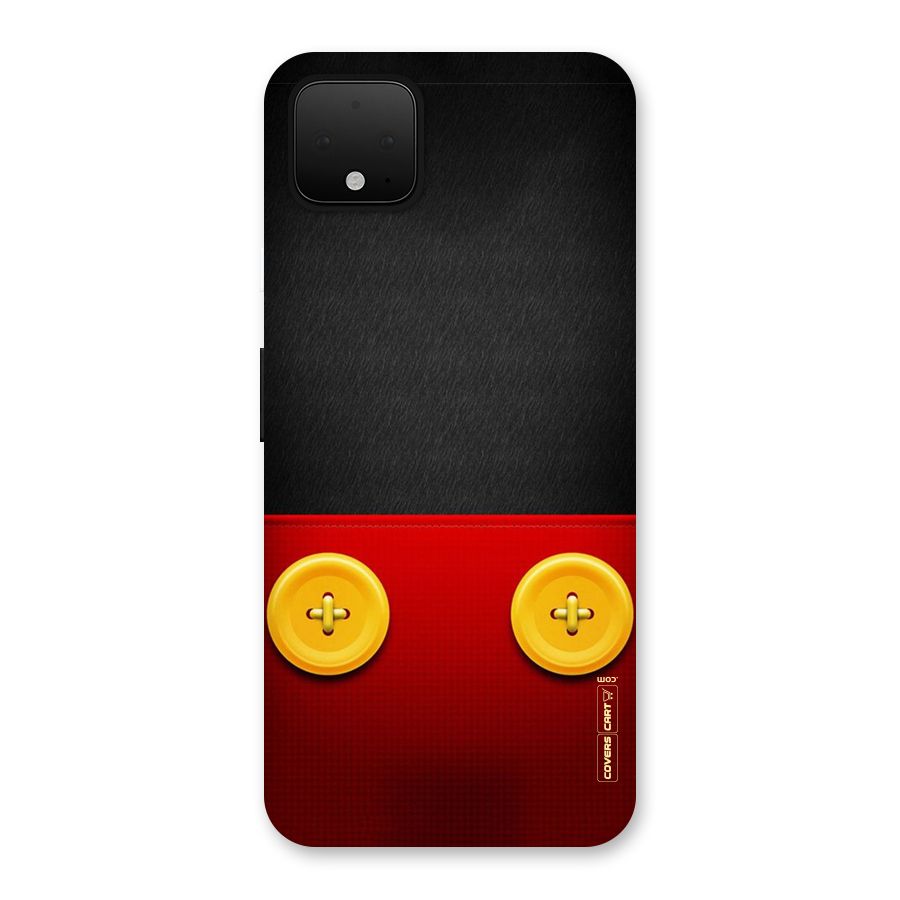 Yellow Button Back Case for Google Pixel 4 XL