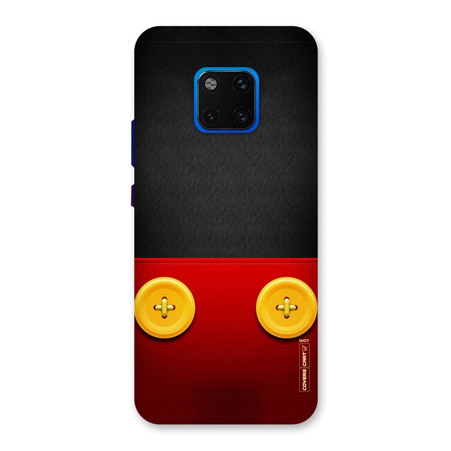 Yellow Button Back Case for Huawei Mate 20 Pro