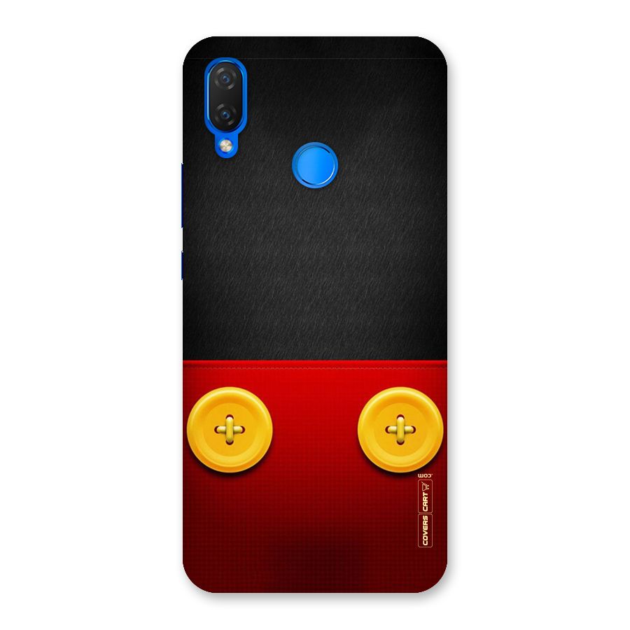 Yellow Button Back Case for Huawei P Smart+