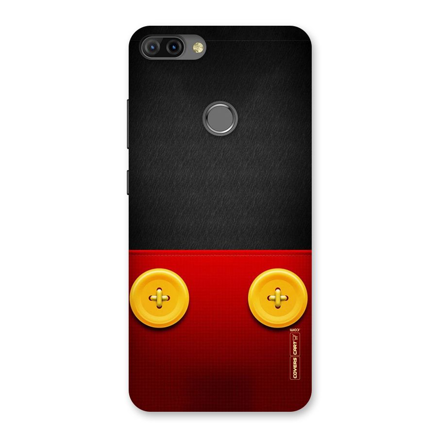 Yellow Button Back Case for Infinix Hot 6 Pro
