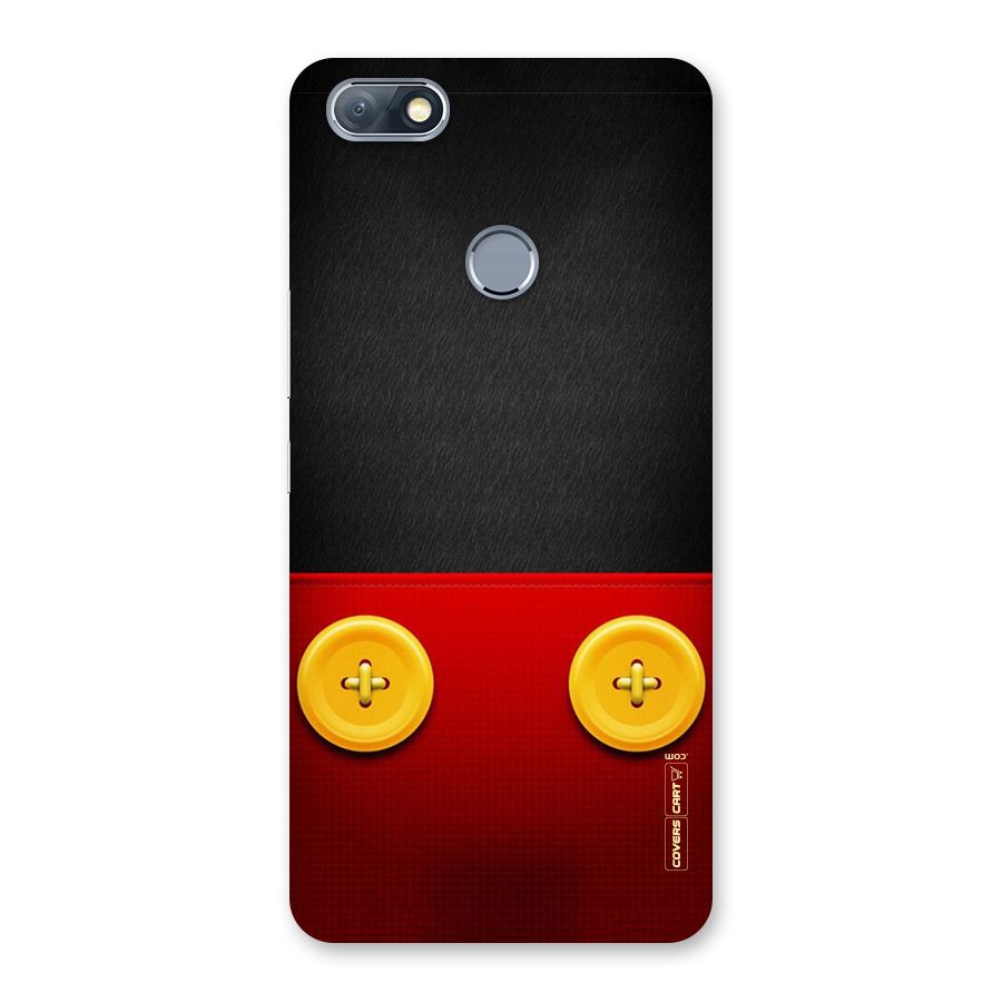 Yellow Button Back Case for Infinix Note 5