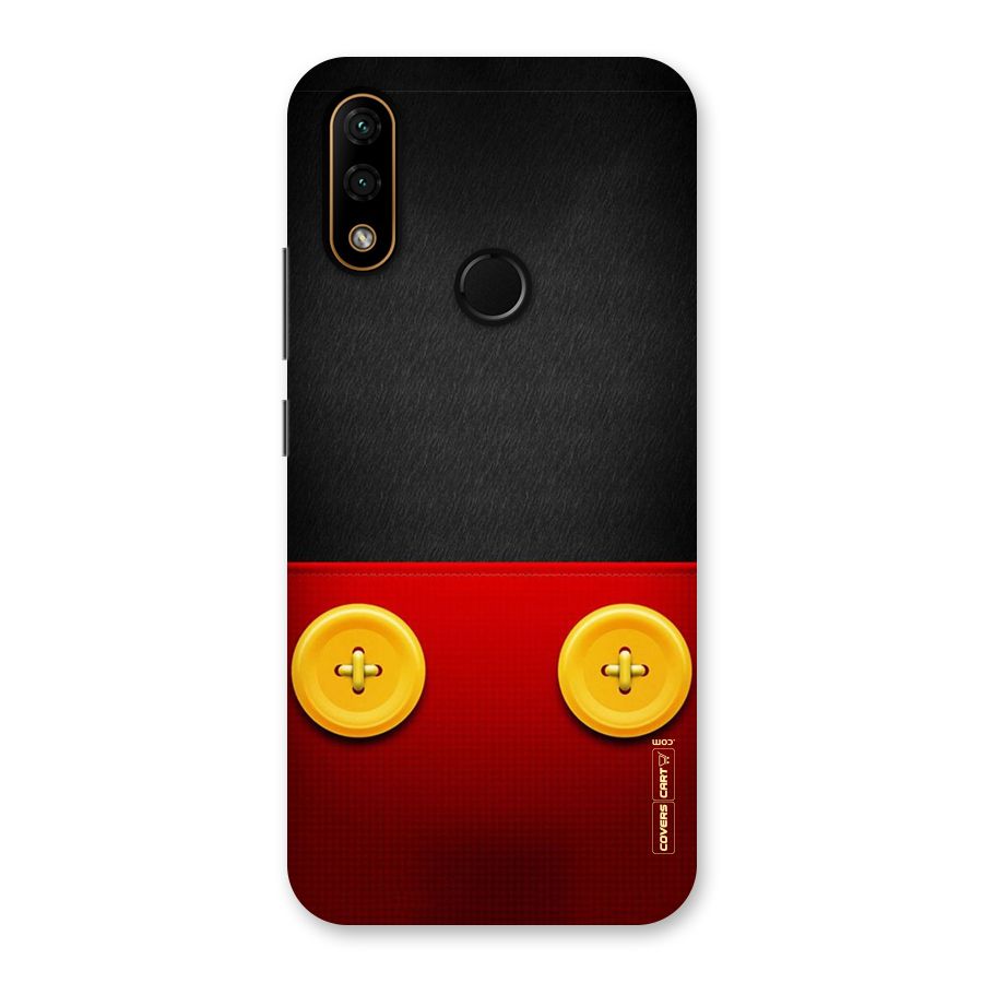 Yellow Button Back Case for Lenovo A6 Note