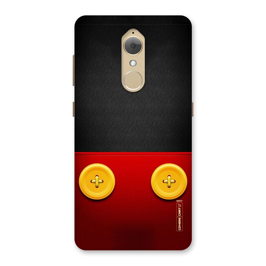 Yellow Button Back Case for Lenovo K8
