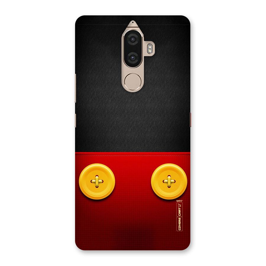 Yellow Button Back Case for Lenovo K8 Note