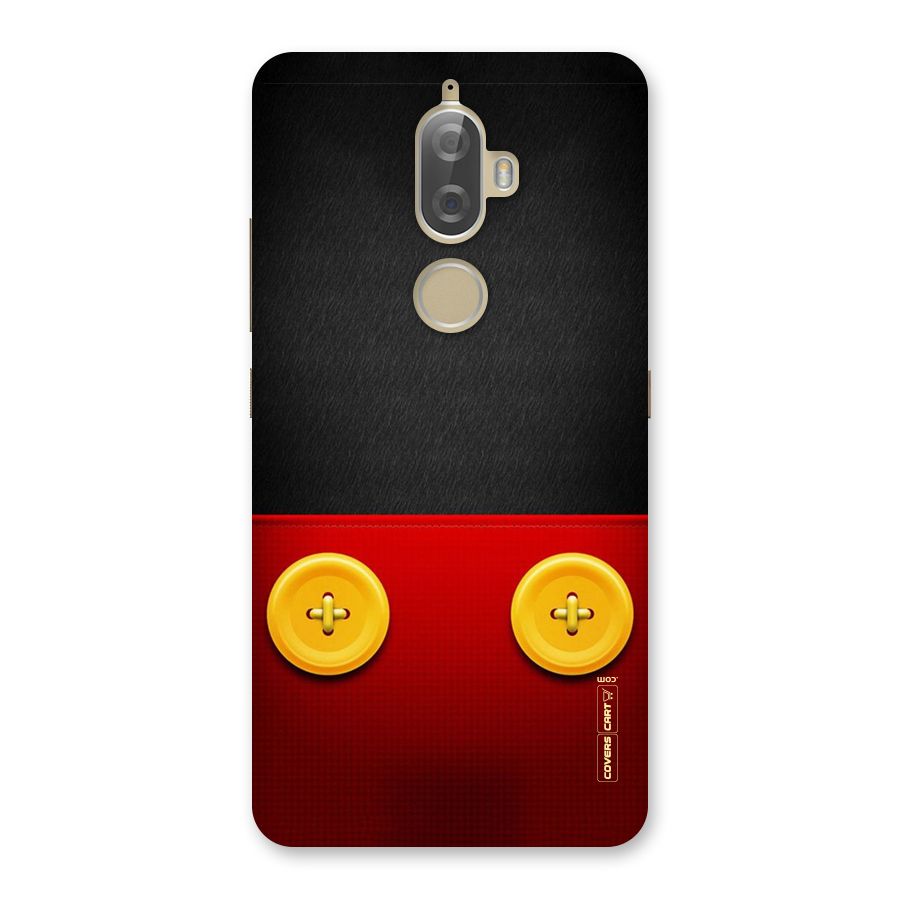 Yellow Button Back Case for Lenovo K8 Plus