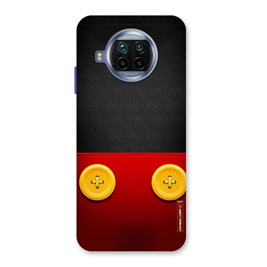 Yellow Button Back Case for Mi 10i