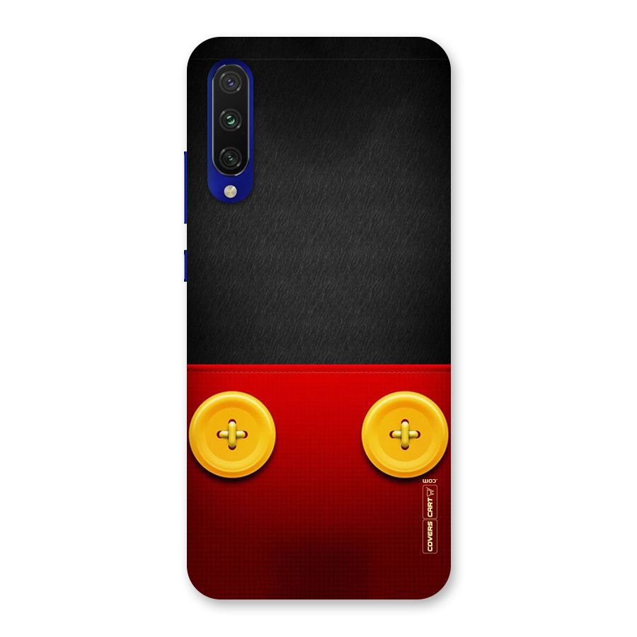 Yellow Button Back Case for Mi A3