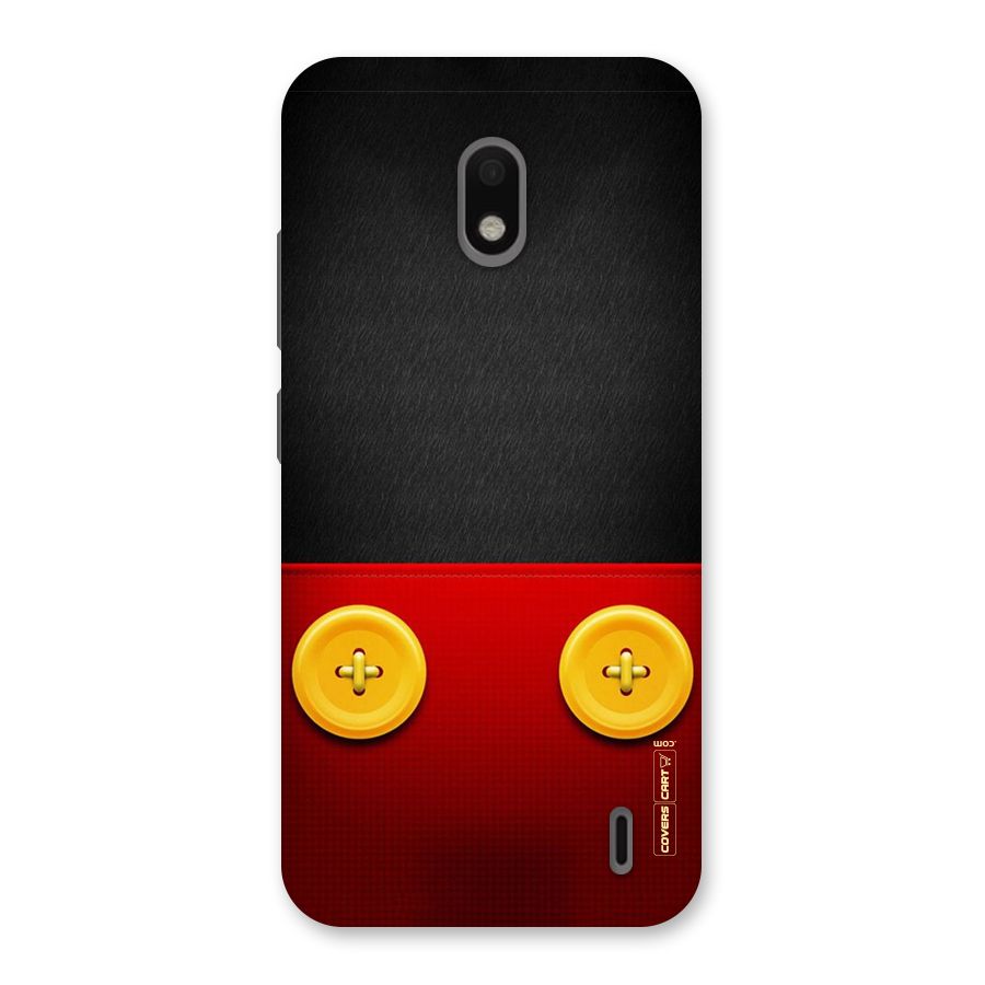 Yellow Button Back Case for Nokia 2.2