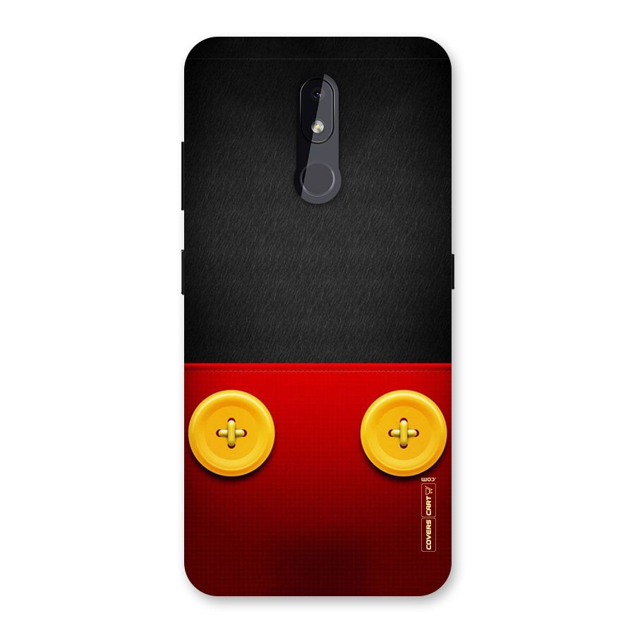 Yellow Button Back Case for Nokia 3.2