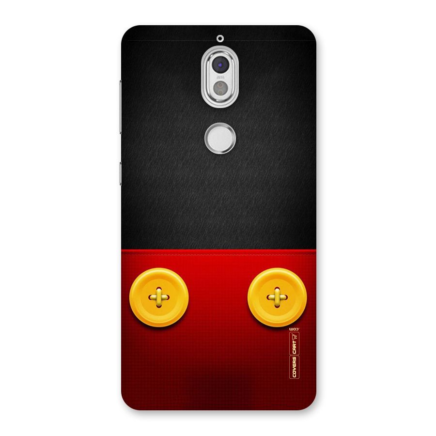 Yellow Button Back Case for Nokia 7
