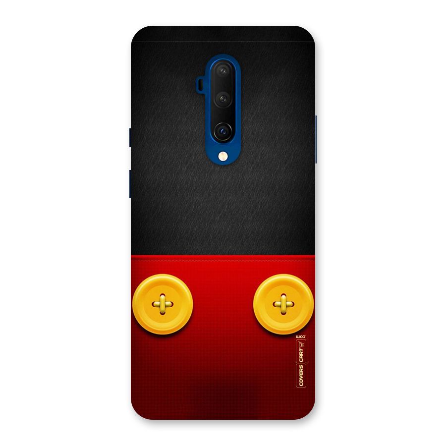 Yellow Button Back Case for OnePlus 7T Pro