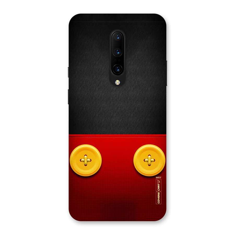 Yellow Button Back Case for OnePlus 7 Pro