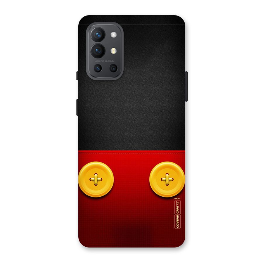 Yellow Button Back Case for OnePlus 9R
