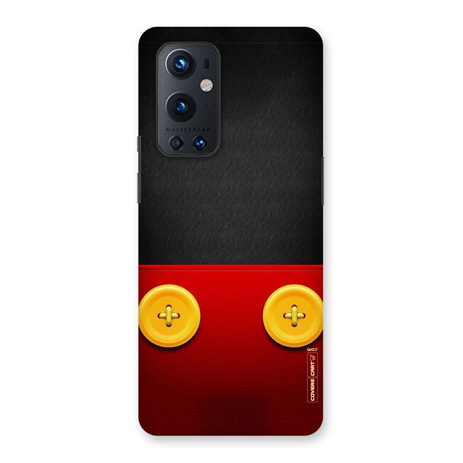 Yellow Button Back Case for OnePlus 9 Pro