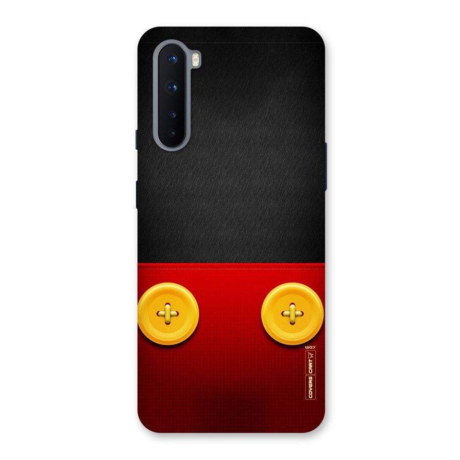 Yellow Button Back Case for OnePlus Nord