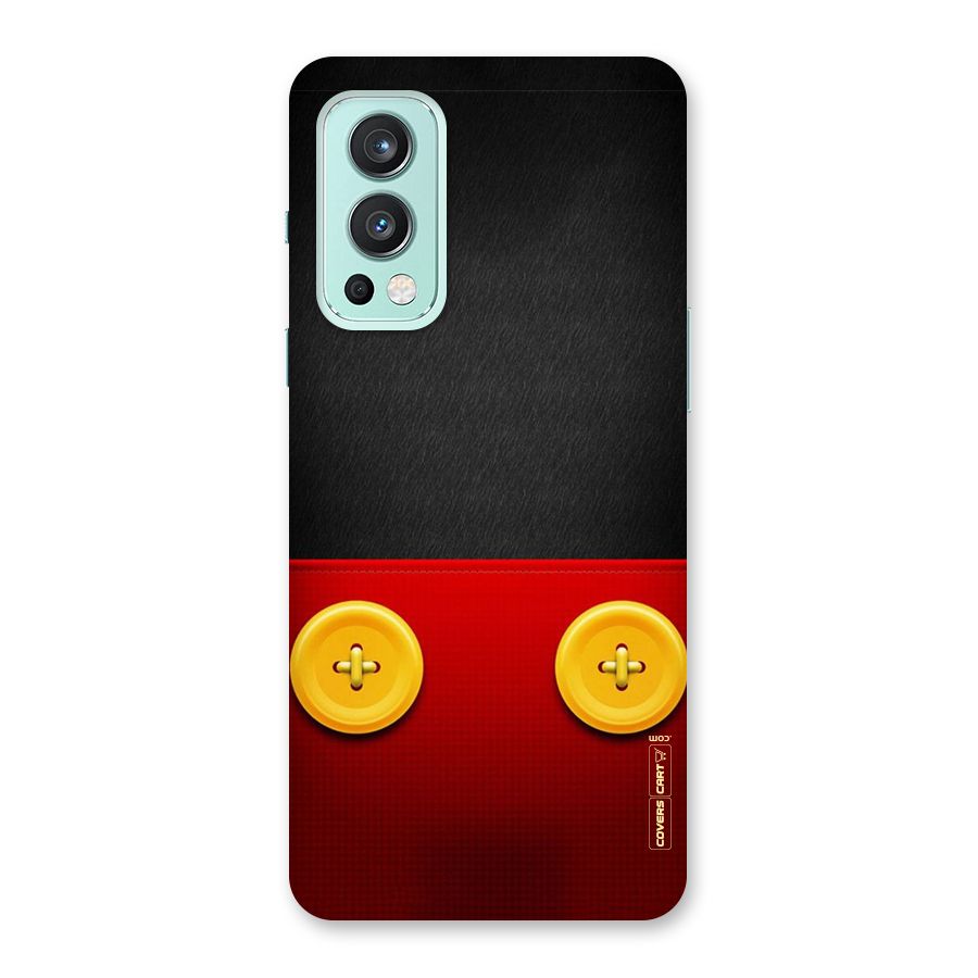 Yellow Button Back Case for OnePlus Nord 2 5G