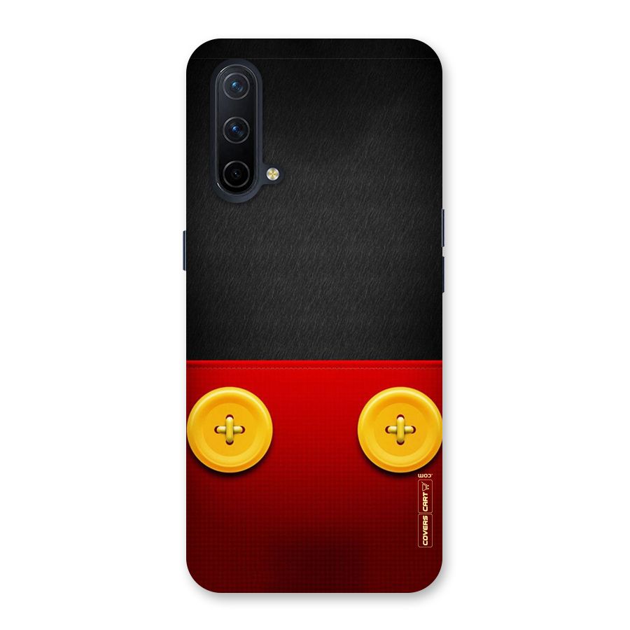 Yellow Button Back Case for OnePlus Nord CE 5G