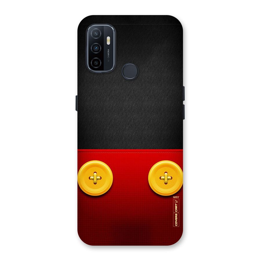 Yellow Button Back Case for Oppo A32