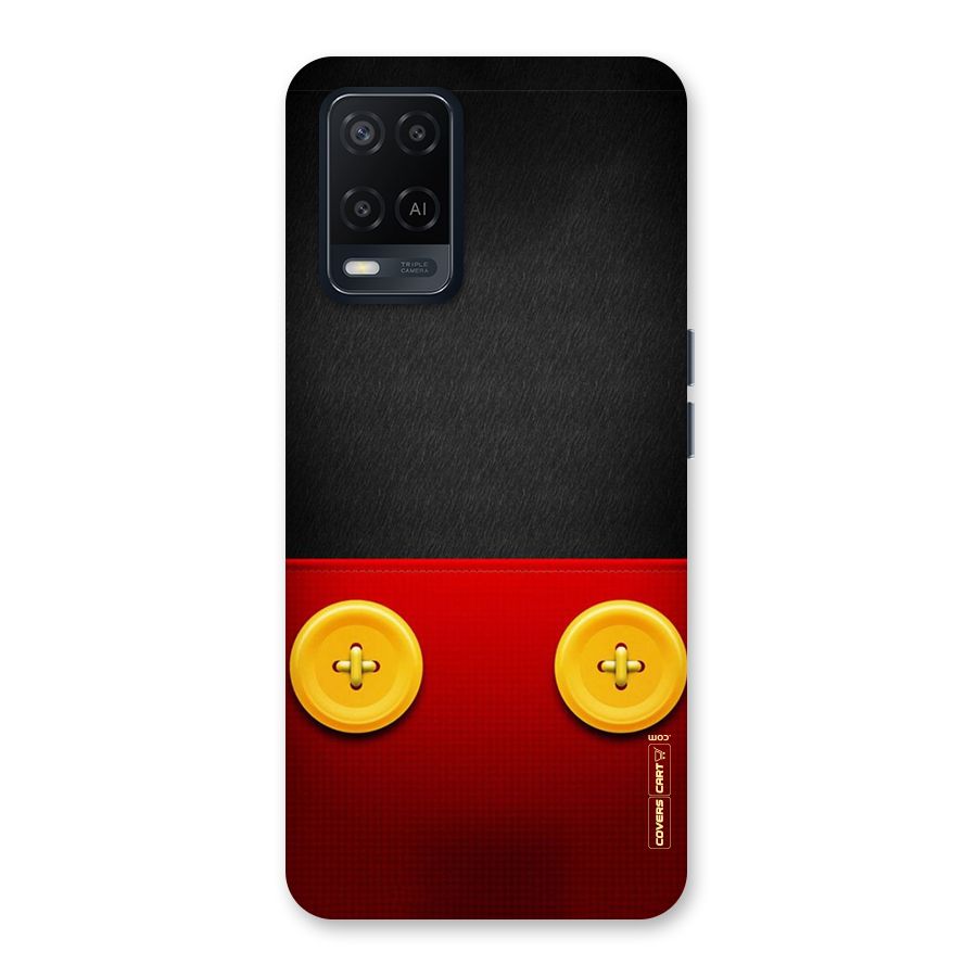 Yellow Button Back Case for Oppo A54
