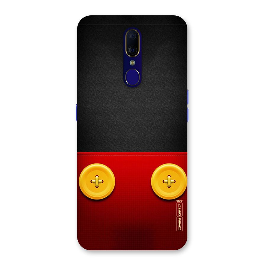 Yellow Button Back Case for Oppo A9