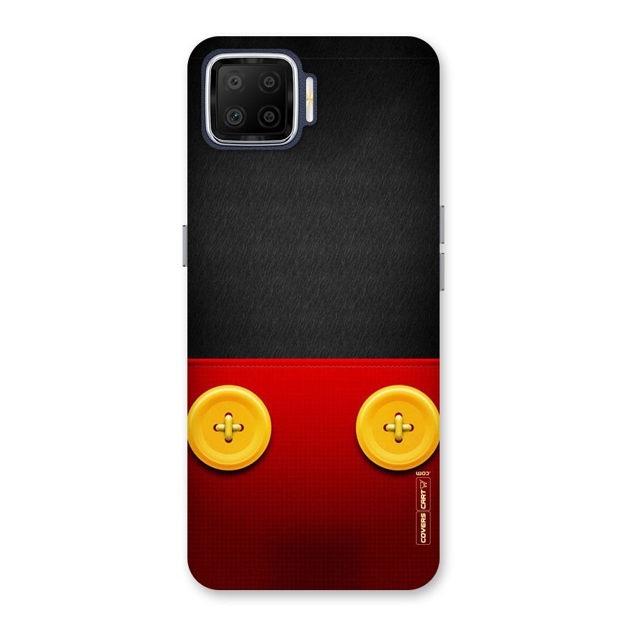 Yellow Button Back Case for Oppo F17