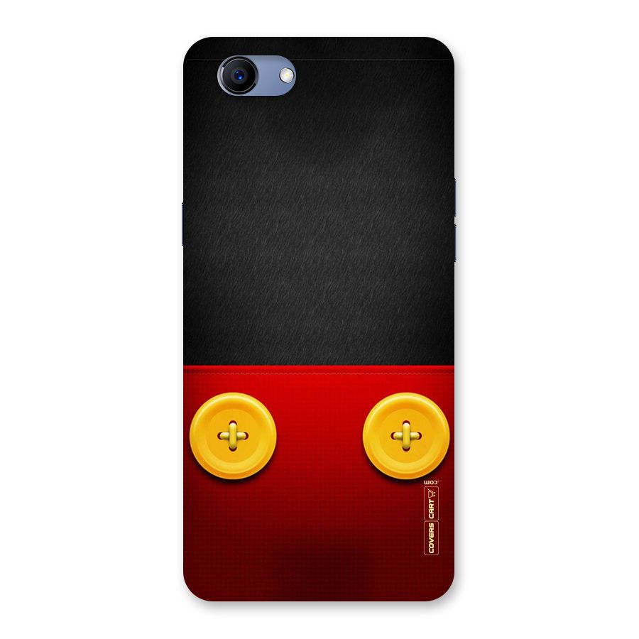 Yellow Button Back Case for Oppo Realme 1