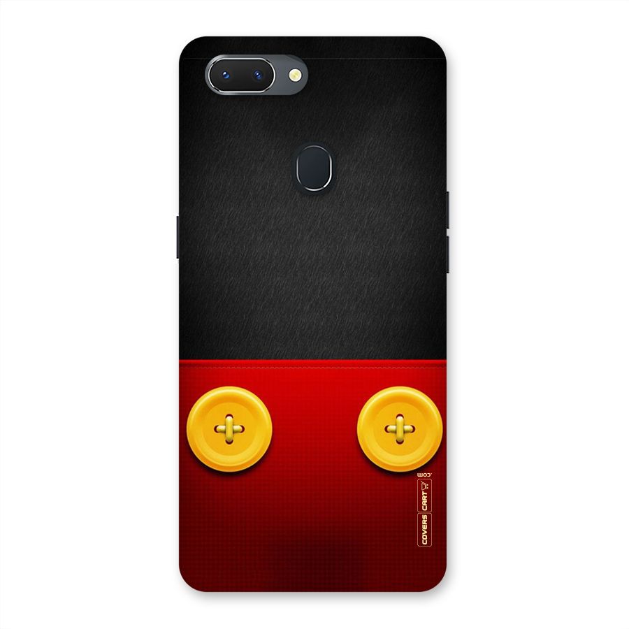 Yellow Button Back Case for Oppo Realme 2