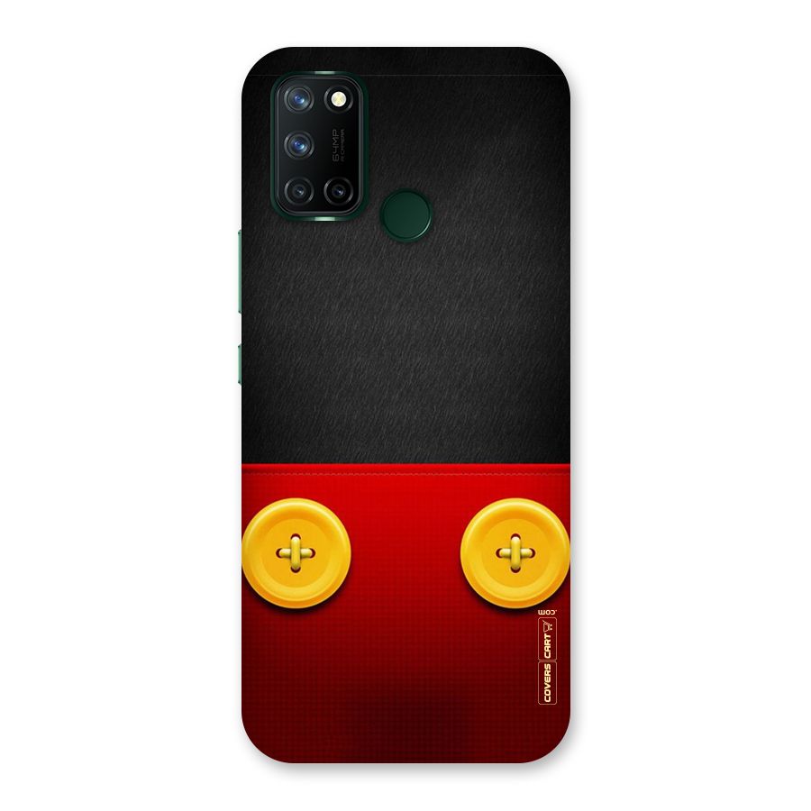 Yellow Button Back Case for Realme 7i