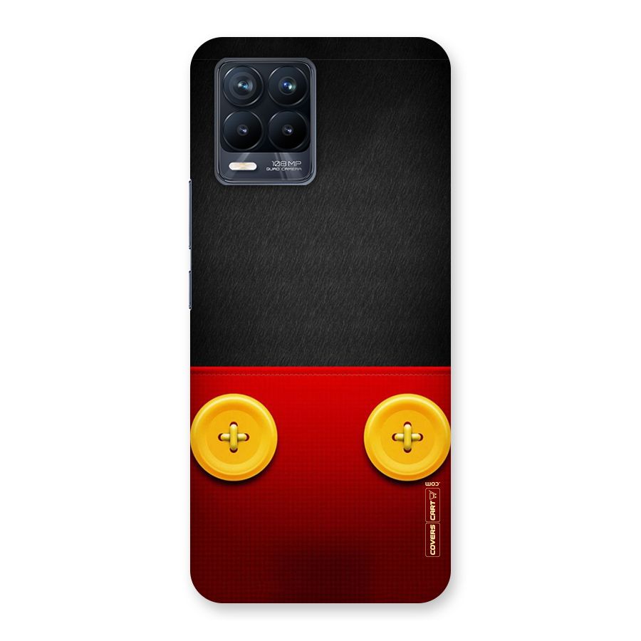 Yellow Button Back Case for Realme 8 Pro