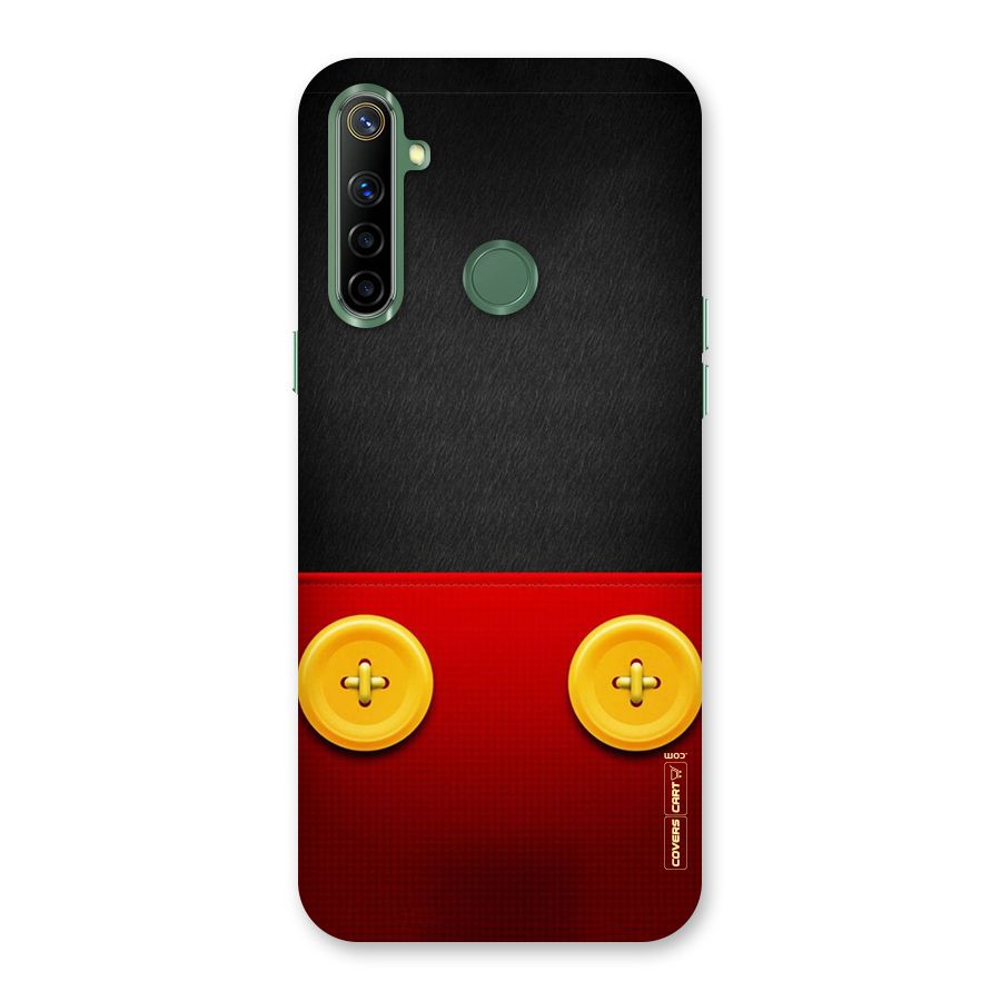 Yellow Button Back Case for Realme Narzo 10