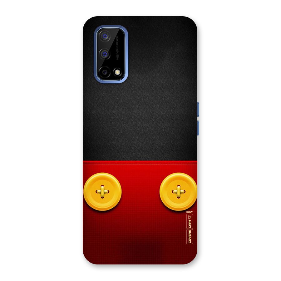 Yellow Button Back Case for Realme Narzo 30 Pro