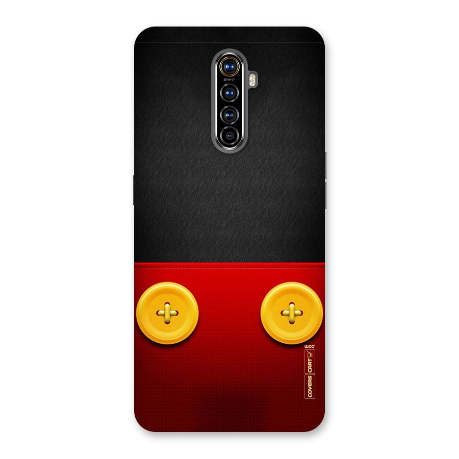 Yellow Button Back Case for Realme X2 Pro