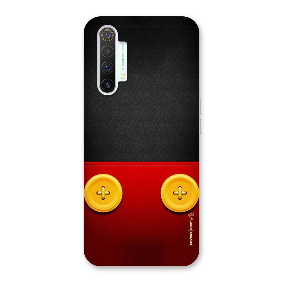Yellow Button Back Case for Realme X3 SuperZoom