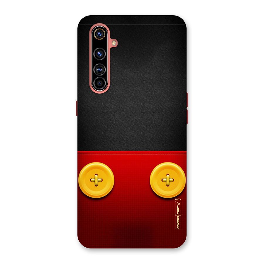 Yellow Button Back Case for Realme X50 Pro
